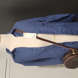 Linen button up shirt